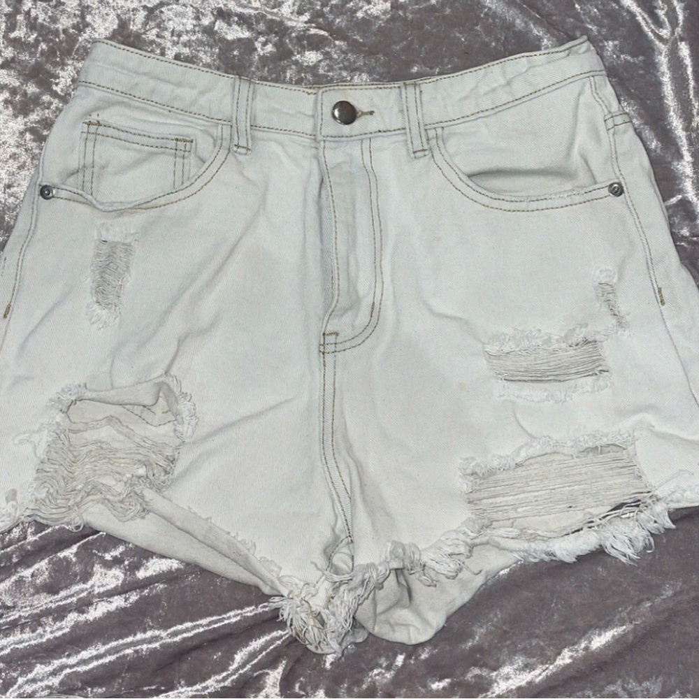 PLT | Light Blue Denim Shorts